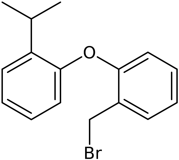 CAS: 1427461-01-5 | 1-(Bromomethyl)-2-(2-isopropylphenoxy)benzene, NX24013