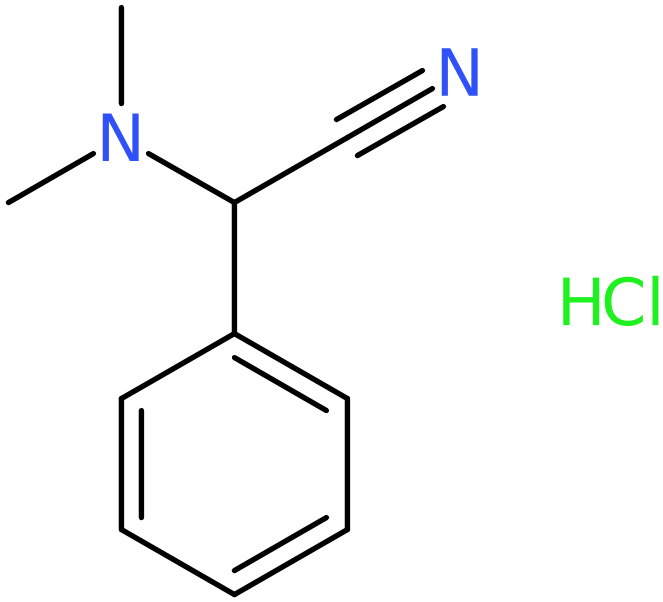 2-(Dimethylamino)-2-phenylacetonitrile hydrochloride, NX73965