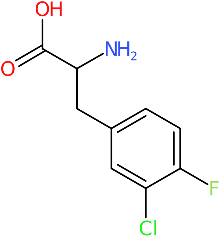 CAS: 7731-00-2 | 3-Chloro-4-fluoro-DL-phenylalanine, NX61474