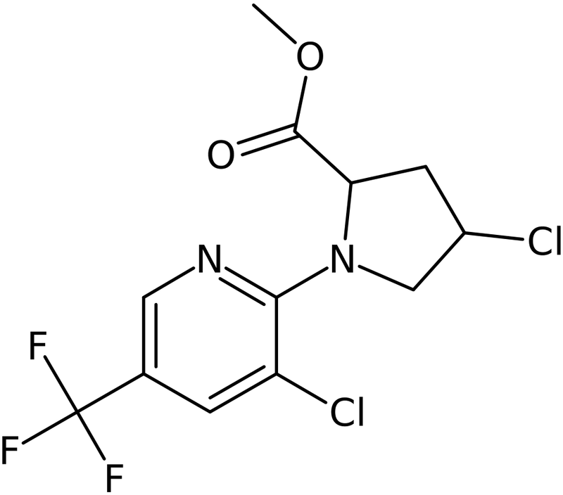 CAS: 251310-42-6 | Methyl 4-chloro-1-[3-chloro-5-(trifluoromethyl)pyridin-2-yl]pyrrolidine-2-carboxylate, >97%, NX37636