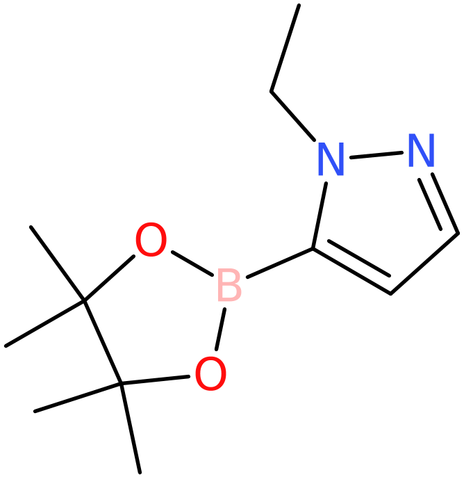 CAS: 1007110-53-3 | 1-Ethylpyrazole-5-boronic acid, pinacol ester, >98%, NX10734