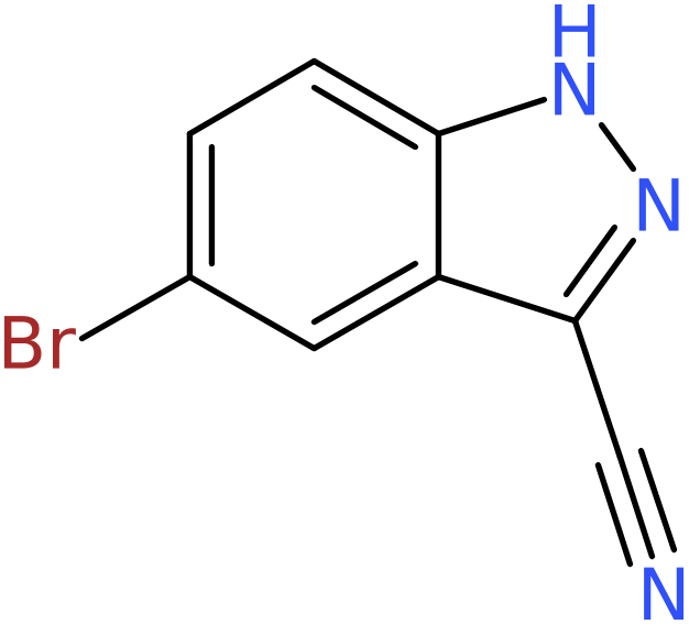 CAS: 201227-39-6 | 5-Bromo-1H-indazole-3-carbonitrile, >95%, NX32863
