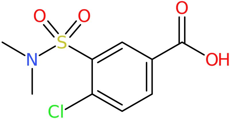 CAS: 59210-61-6 | 4-Chloro-3-(dimethylsulfamoyl)benzoic acid, NX54154
