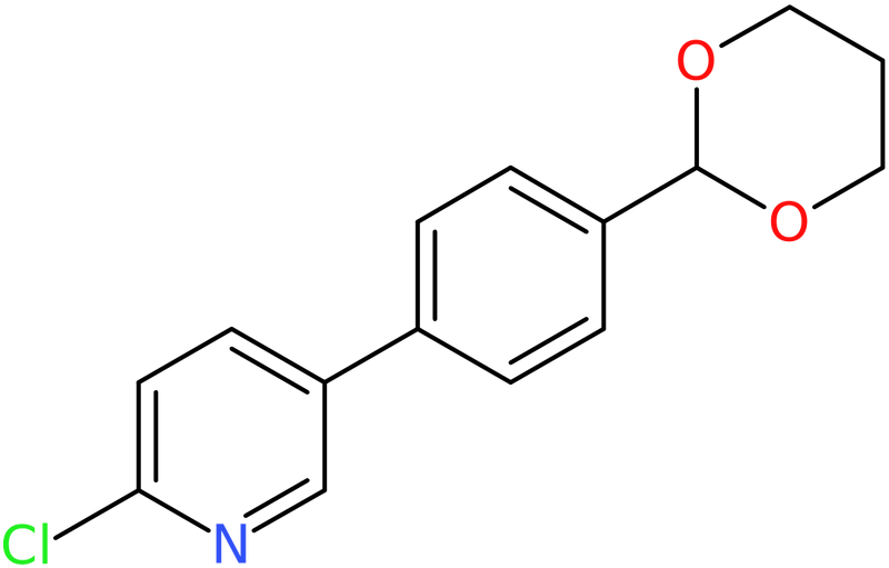 CAS: 1206969-44-9 | 5-(4-(1,3-Dioxan-2-yl)phenyl)-2-chloropyridine, NX17063
