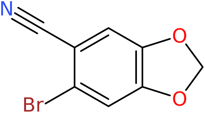 CAS: 6120-26-9 | 6-Bromo-2H-1,3-benzodioxole-5-carbonitrile, >95%, NX54993