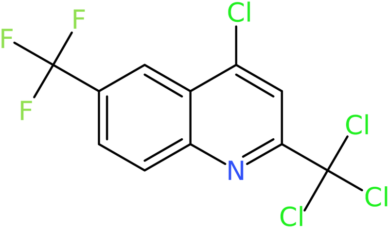 CAS: 91991-82-1 | 4-Chloro-2-(trichloromethyl)-6-(trifluoromethyl)quinoline, NX68959
