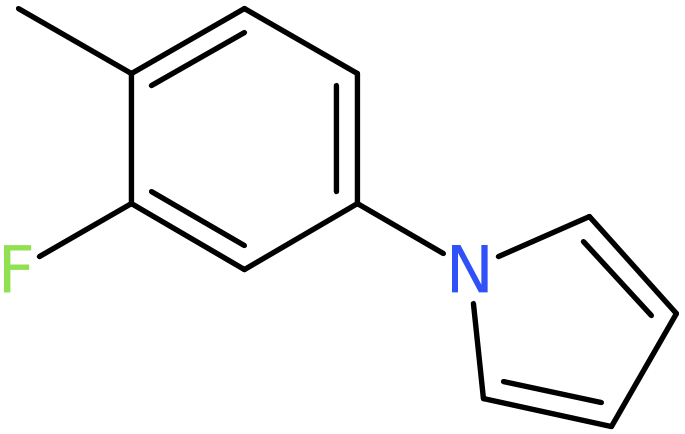 1-(3-Fluoro-4-methylphenyl)-1H-pyrrole, NX74500
