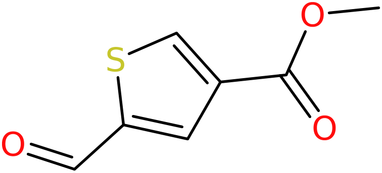 CAS: 67808-66-6 | Methyl 2-formylthiophene-4-carboxylate, >98%, NX57917