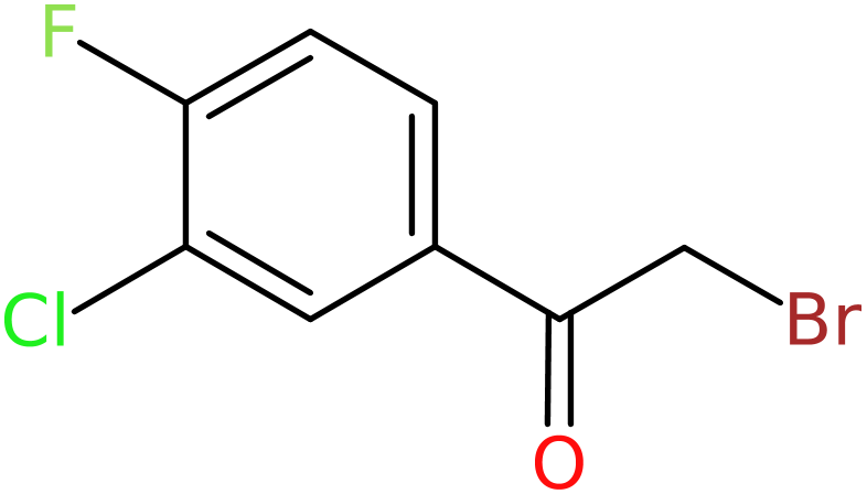 CAS: 63529-30-6 | 3-Chloro-4-fluorophenacyl bromide, >98%, NX56262