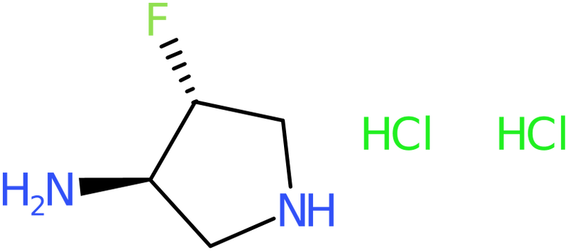 CAS: 125197-40-2 | rel-(3R,4R)-4-Fluoropyrrolidin-3-amine dihydrochloride, >98%, NX18996