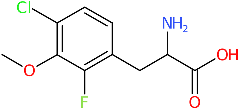 CAS: 1706418-83-8 | 4-Chloro-2-fluoro-3-methoxy-DL-phenylalanine, NX28449