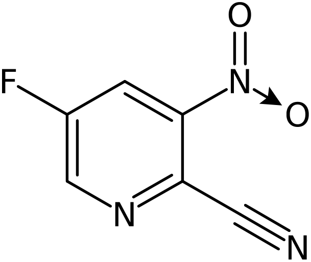 CAS: 1033202-51-5 | 5-Fluoro-3-nitropicolinonitrile, >97%, NX11906