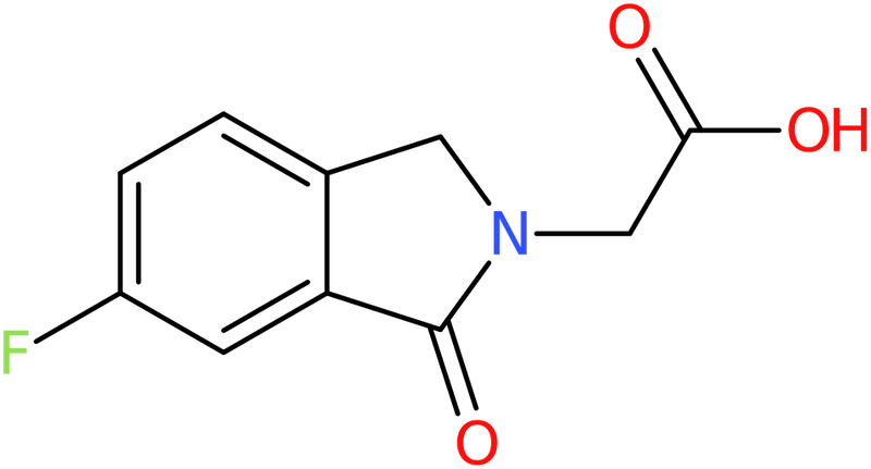 CAS: 1206969-83-6 | 2-(6-Fluoro-1-oxoisoindolin-2-yl)acetic acid, NX17097