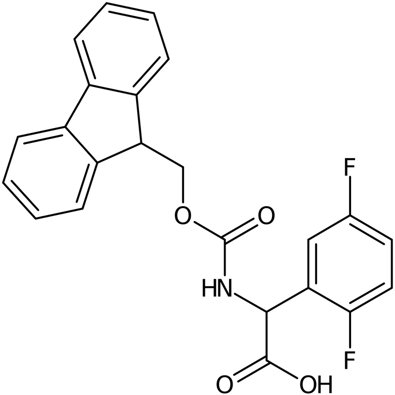 2-(2,5-Difluorophenyl)-2-{[(9H-fluoren-9-ylmethoxy)carbonyl]amino}acetic acid, NX74462