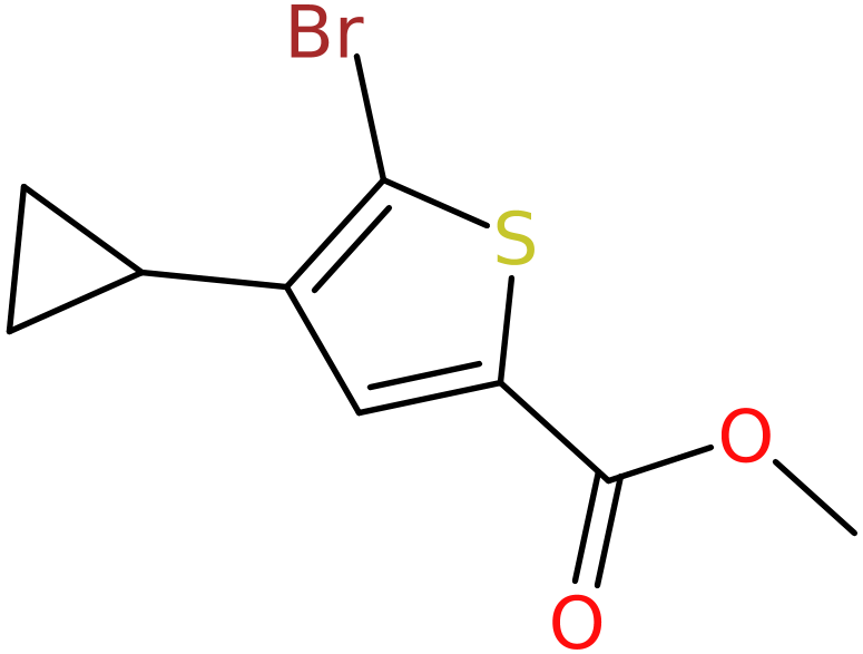 CAS: 2514953-04-7 | Methyl 5-bromo-4-(cyclopropyl)thiophene-2-carboxylate, >95%, NX37667
