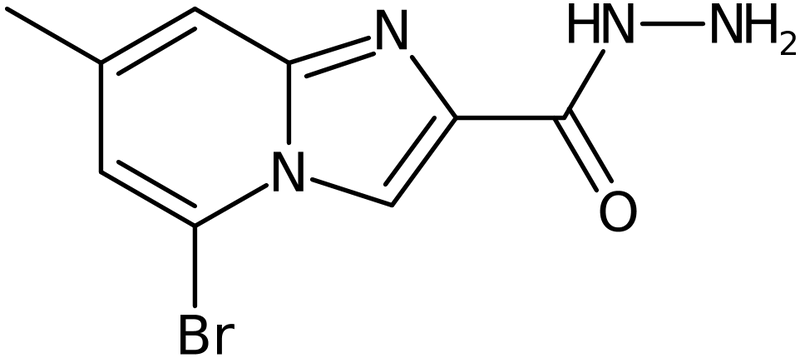 5-Bromo-7-methylimidazo[1,2-a]pyridine-2-carbohydrazide, NX73815