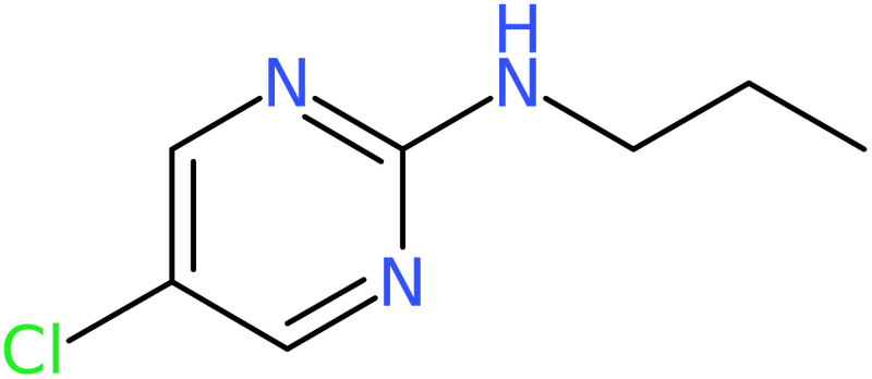 5-Chloro-N-propylpyrimidin-2-amine, >95%, NX74349