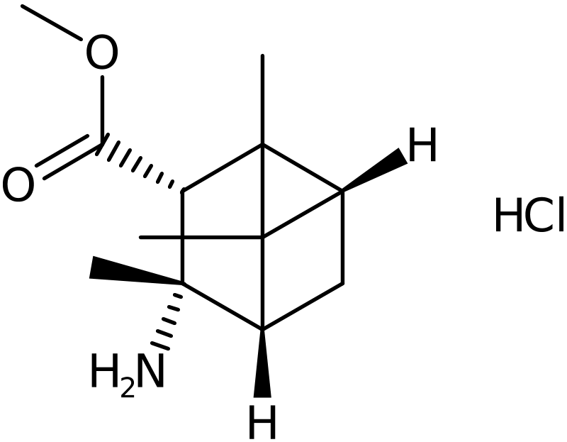 (1S,2S,3R,5S)-2-Amino-2,6,6-trimethyl-bicyclo[3.1.1]heptane-3-carboxylic acid methyl ester hydrochlo, NX74033