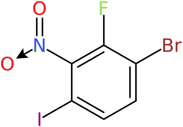 CAS: 1807173-41-6 | 3-Bromo-2-fluoro-6-iodonitrobenzene, >95%, NX30292