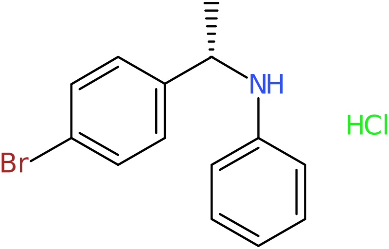 N-[(1S)-1-(4-Bromophenyl)ethyl]aniline hydrochloride, NX74154