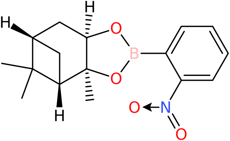 (1S,2S,6R,8S)-2,9,9-Trimethyl-4-(2-nitrophenyl)-3,5-dioxa-4-boratricyclo[6.1.1.0_,6]decane, NX74068