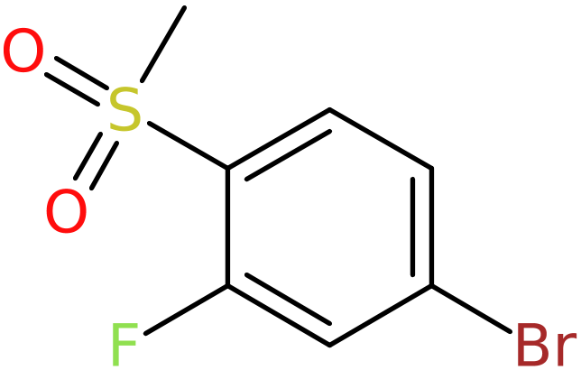 CAS: 648904-84-1 | 4-Bromo-2-fluorophenyl methyl sulphone, >98%, NX56761