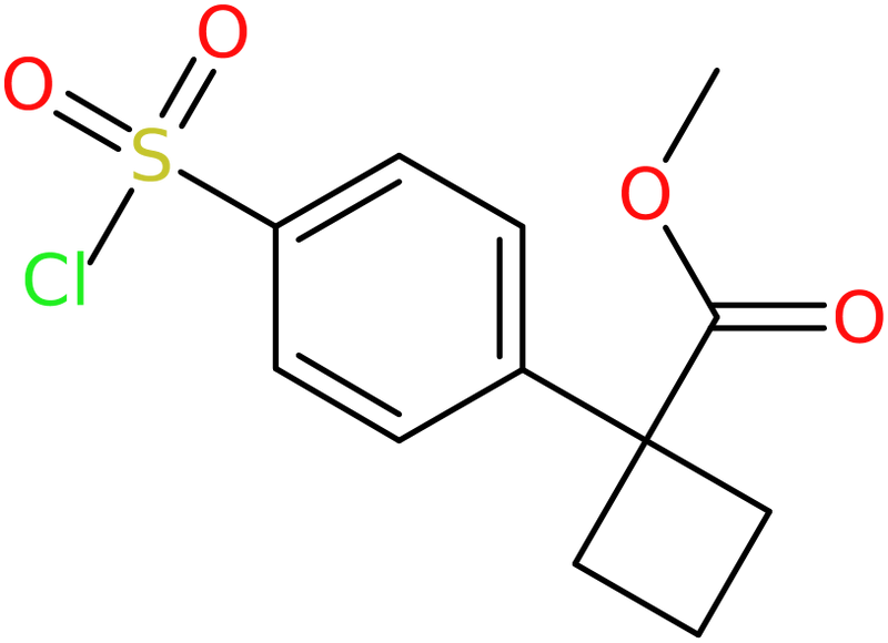 CAS: 2407349-26-0 | Methyl 1-[4-(chlorosulfonyl)phenyl]cyclobutanecarboxylate, NX36920
