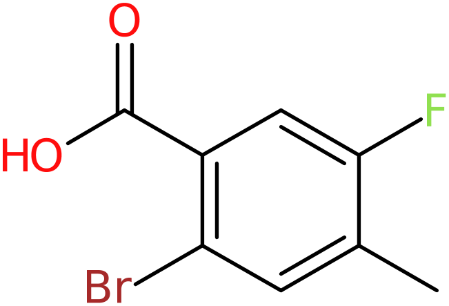 CAS: 1003709-54-3 | 2-Bromo-5-fluoro-4-methylbenzoic acid, >97%, NX10430
