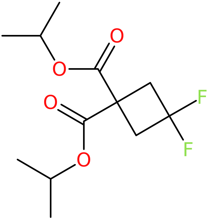 CAS: 1225532-89-7 | Bis(isopropyl) 3,3-difluorocyclobutane-1,1-dicarboxylate, NX18138