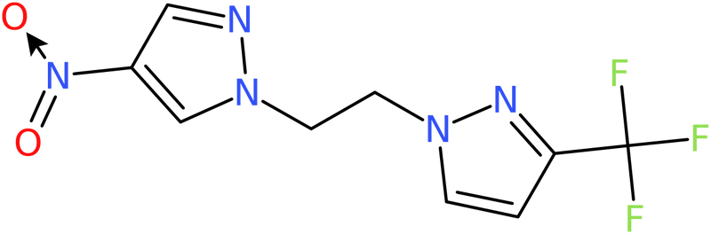 1-[2-(4-Nitro-1H-pyrazol-1-yl)ethyl]-3-(trifluoromethyl)-1H-pyrazole, NX74620