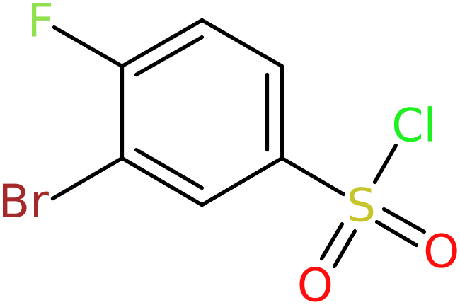 CAS: 631912-19-1 | 3-Bromo-4-fluorobenzenesulphonyl chloride, >98%, NX56085