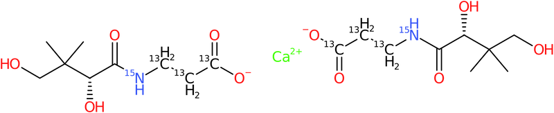 Vitamin B5-[13C6,15N2]  (Calcium Pantothenate-[13C6,15N2]), NX72604