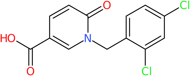 CAS: 242797-28-0 | 1-[(2,4-Dichlorophenyl)methyl]-6-oxo-1,6-dihydropyridine-3-carboxylic acid, >95%, NX37084