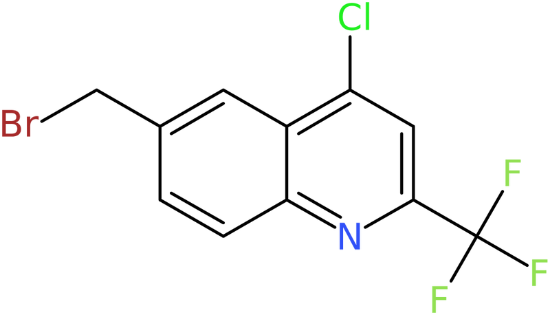 CAS: 123637-51-4 | 6-(Bromomethyl)-4-chloro-2-(trifluoromethyl)quinoline, >95%, NX18520