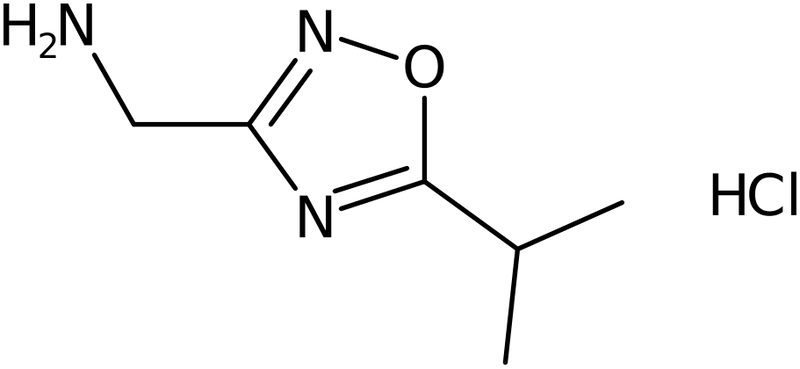 CAS: 1255717-36-2 | [(5-Isopropyl-1,2,4-oxadiazol-3-yl)methyl]amine hydrochloride, >95%, NX19069