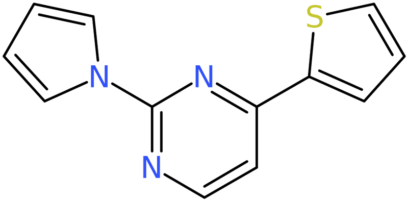 2-(1H-Pyrrol-1-yl)-4-thien-2-ylpyrimidine, NX73790