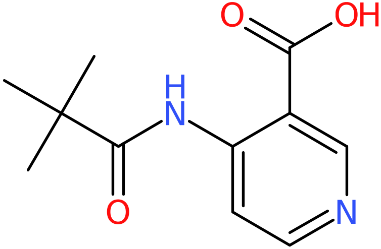 CAS: 125867-31-4 | 4-[(2,2-dimethylpropanoyl)amino]nicotinic acid, NX19277