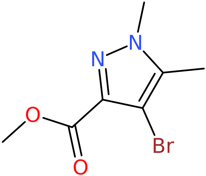 Methyl 4-bromo-1,5-dimethyl-1H-pyrazole-3-carboxylate, NX73882
