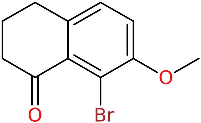 CAS: 61362-78-5 | 8-Bromo-7-methoxy-1,2,3,4-tetrahydronaphthalen-1-one, NX55085