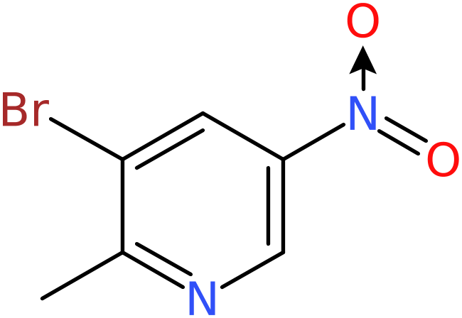 CAS: 186593-42-0 | 3-Bromo-2-methyl-5-nitropyridine, >98%, NX31282