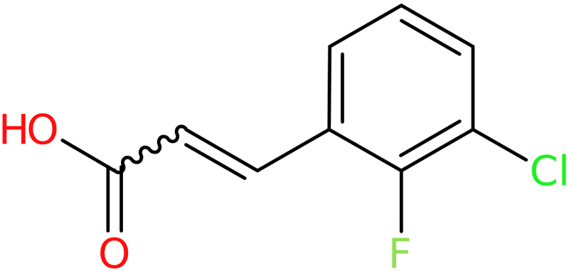 CAS: 261762-62-3 | 3-Chloro-2-fluorocinnamic acid, >98%, NX38360