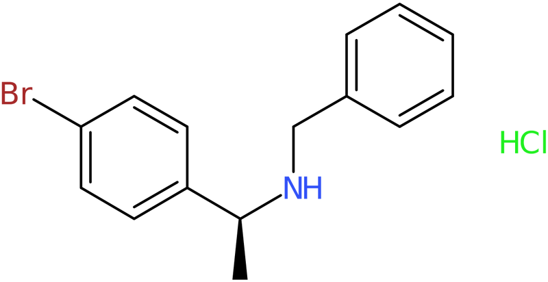 (1S)-N-Benzyl-1-(4-bromophenyl)ethanamine hydrochloride, NX74177