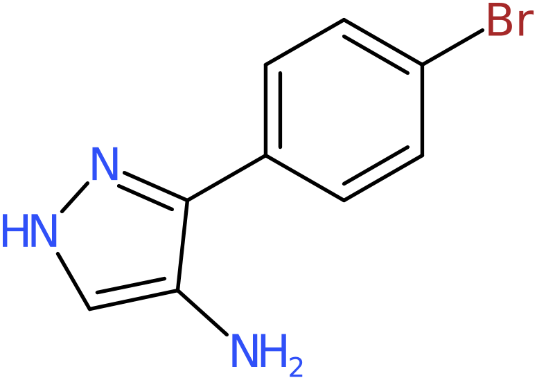 CAS: 91857-98-6 | 3-(4-Bromophenyl)-1H-pyrazol-4-amine, >95%, NX68925