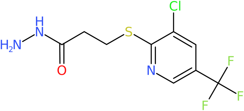 3-{[3-Chloro-5-(trifluoromethyl)pyridin-2-yl]thio}propanohydrazide, NX74476