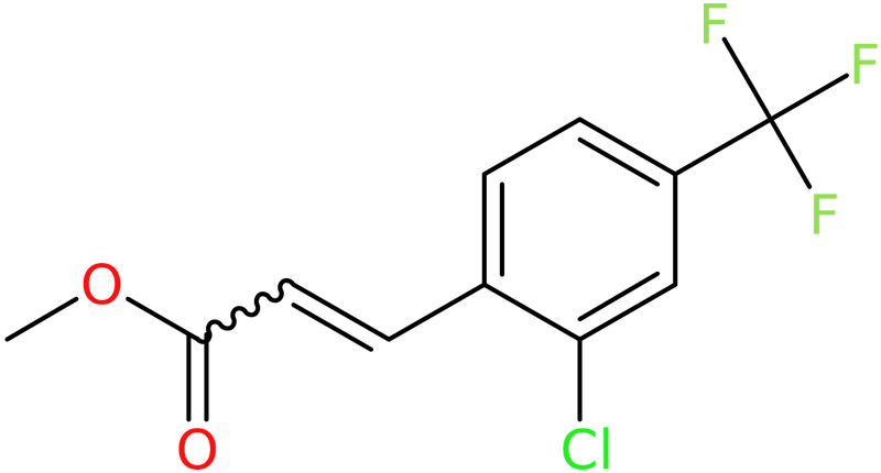 CAS: 243977-24-4 | Methyl 2-chloro-4-(trifluoromethyl)cinnamate, >95%, NX37198