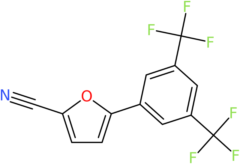 5-[3,5-Bis(trifluoromethyl)phenyl]-2-furonitrile, NX74550