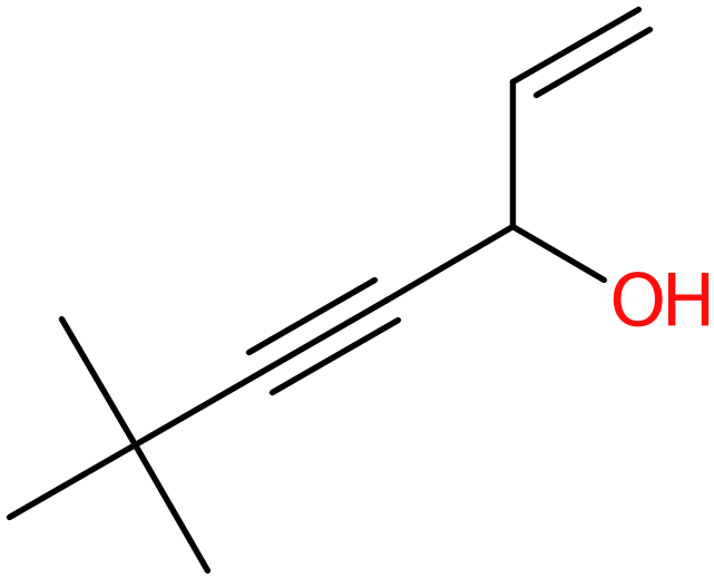 CAS: 78629-20-6 | 3-Hydroxy-6,6-dimethyl-1-heptene-4-yne, >95%, NX62001