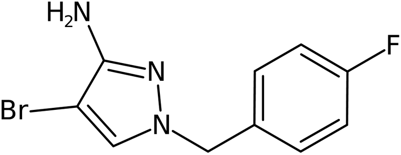 CAS: 1001757-57-8 | 4-Bromo-1-(4-fluorobenzyl)-1H-pyrazol-3-amine, NX10296
