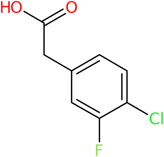 CAS: 883500-51-4 | 4-Chloro-3-fluorophenylacetic acid, NX66119