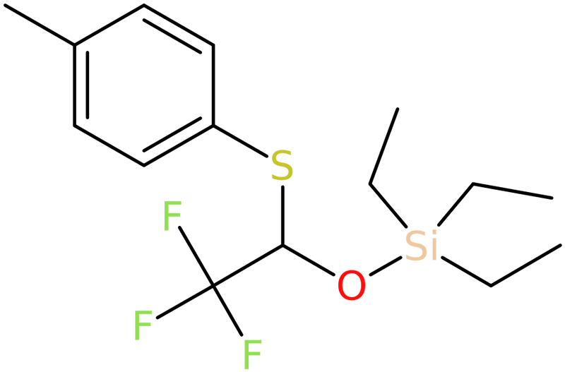 (1-[(4-Methylphenyl)sulfanyl]-2,2,2-trifluoroethoxy) triethylsilane, NX74668